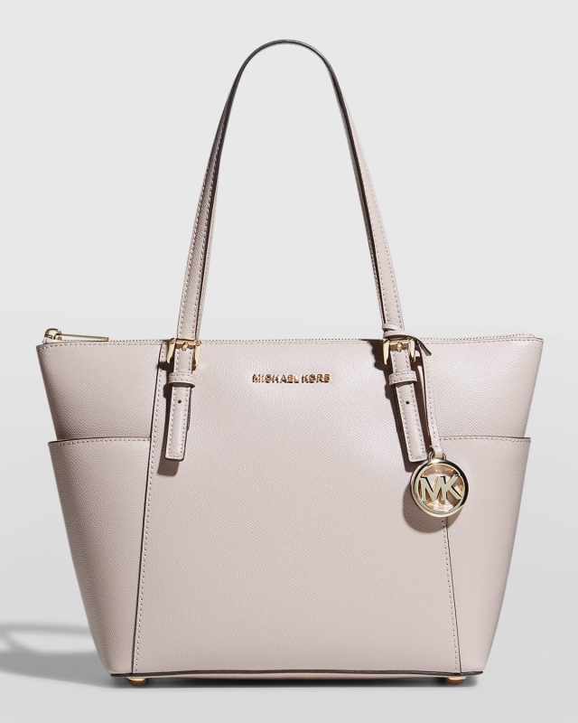 Jet Set East-West Leather Tote Bag
